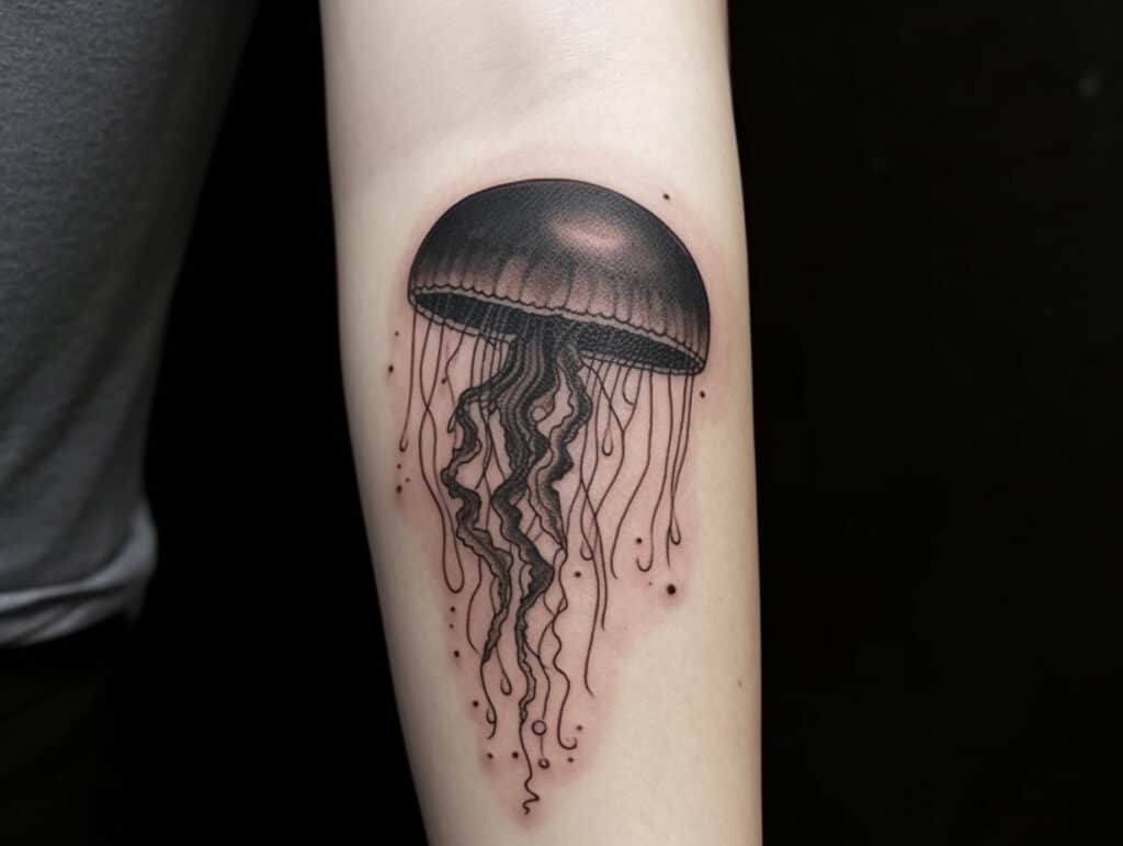 Jellyfish Tattoos Ocean Life Symbolizing Tranquility And Elegance