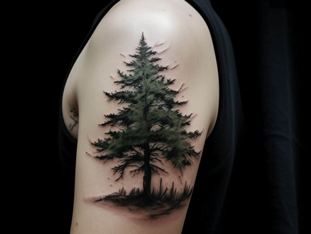 pine tree tattoo meaning
