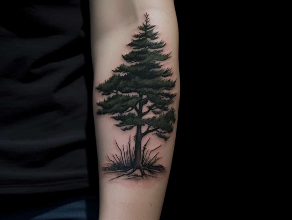 pine tree tattoo meaning