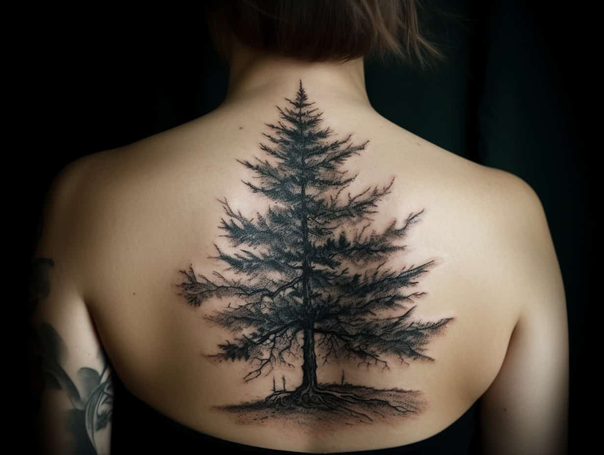 Buy Minimalist Pine Trees Temporary Tattoo  3 Little Trees Online in India   Etsy