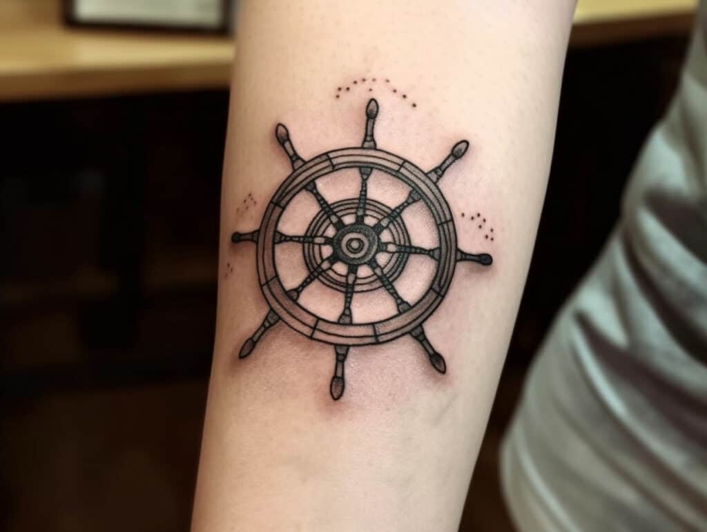 Details more than 75 steering wheel and anchor tattoo  thtantai2