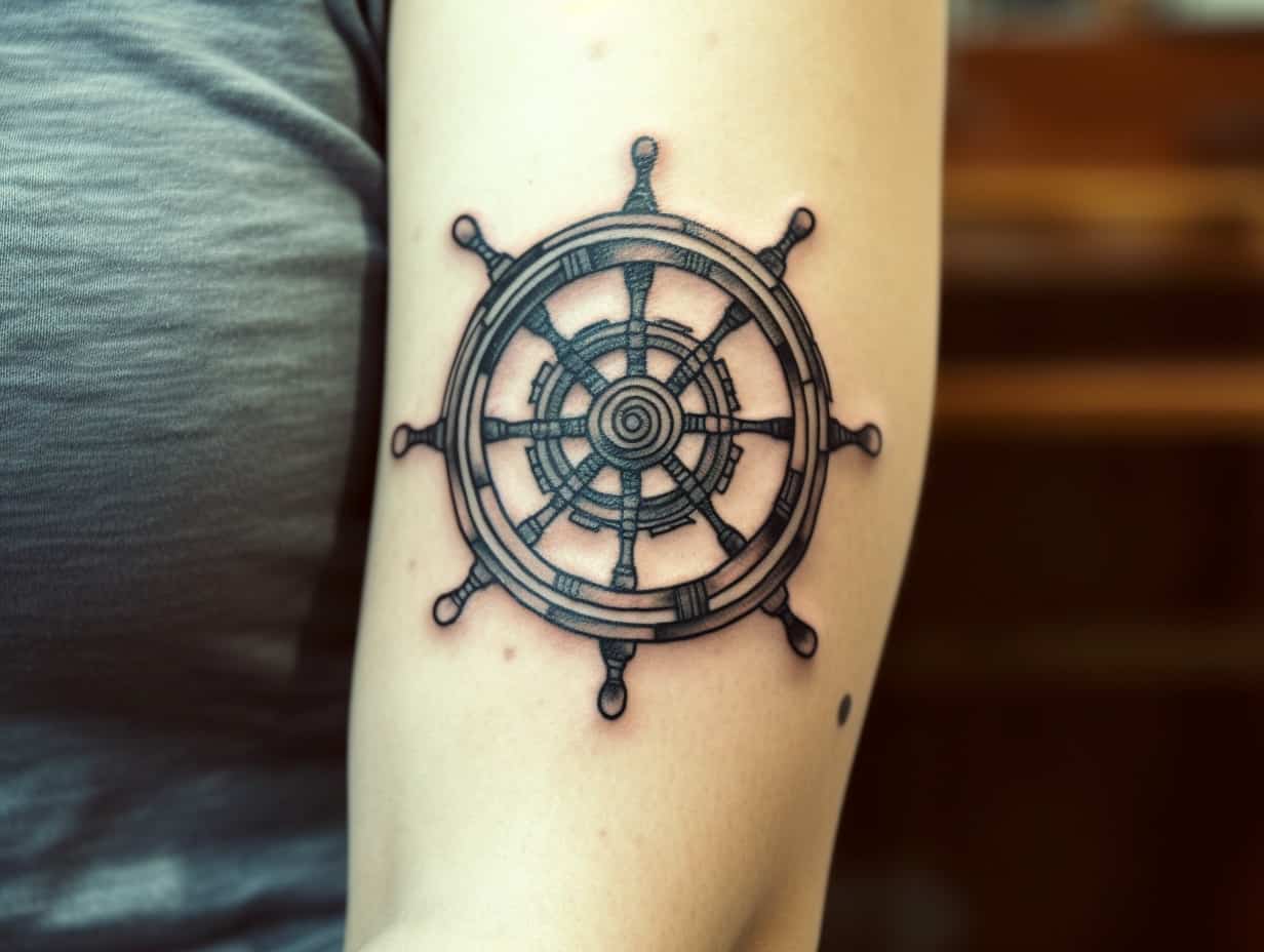 Ship’s Wheel Tattoo Meaning & Symbolism (Destiny)