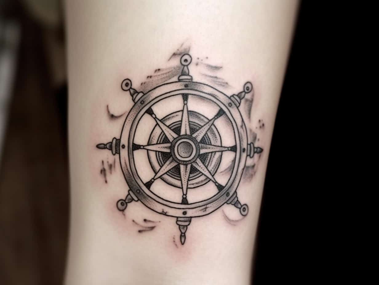 Ship’s Wheel Tattoo Meaning & Symbolism (Destiny)