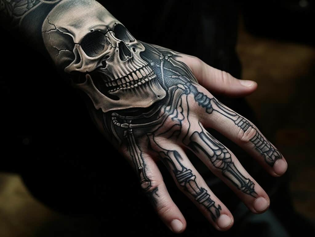 Skeleton Hand Tattoo Meaning