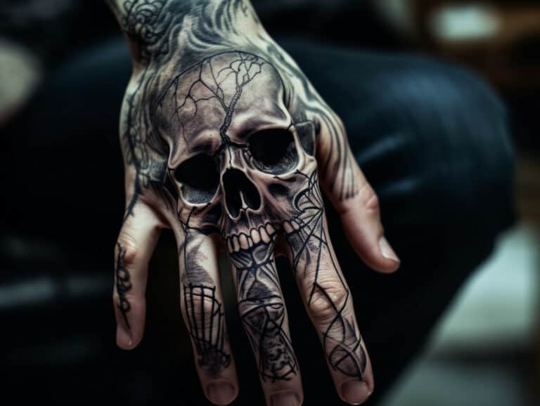 Skeleton Hand Tattoo Meaning: Symbolism and Designs