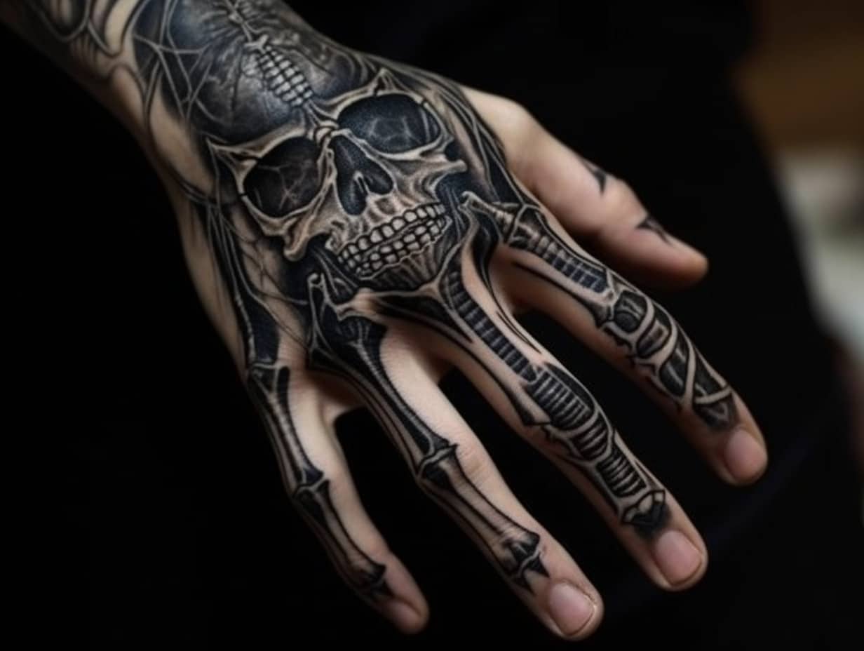 Skeleton Hand Tattoo Meaning: Symbolism and Designs