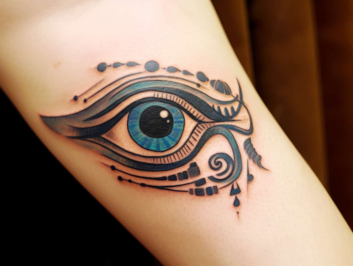 Unveiling the Meaning of Eye of Horus Tattoo Protection Healing and Good  Fortune