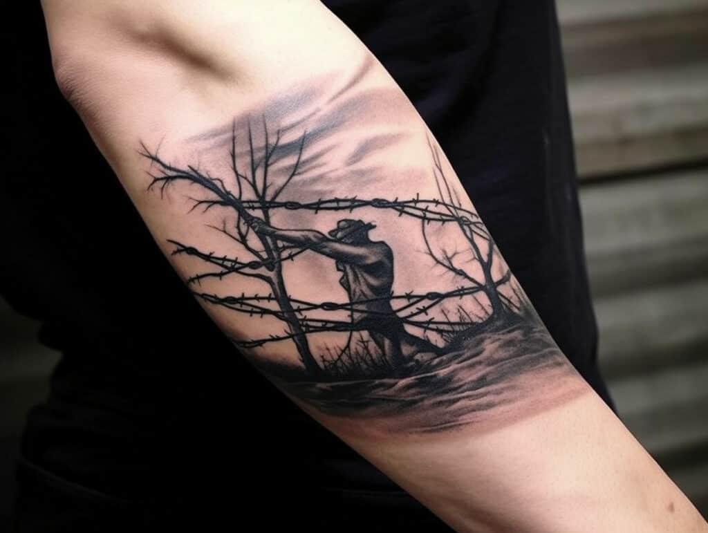 Barbed Wire Tattoo Meaning