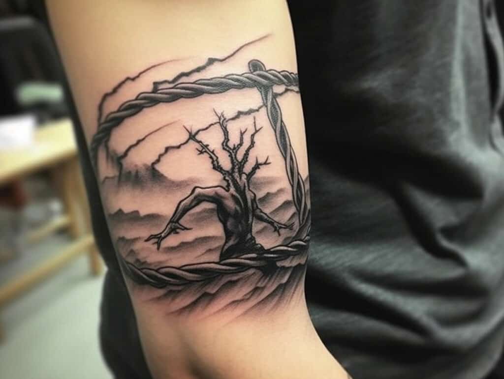 Barbed Wire Tattoo Meaning