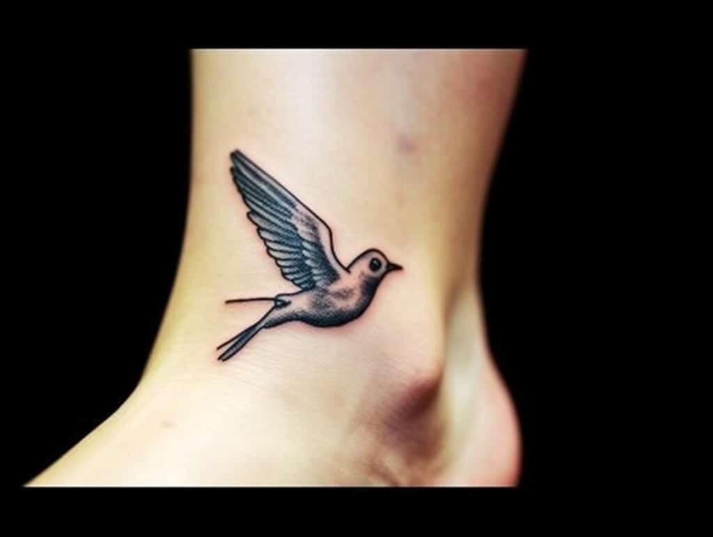 Dove Tattoos on Ankle