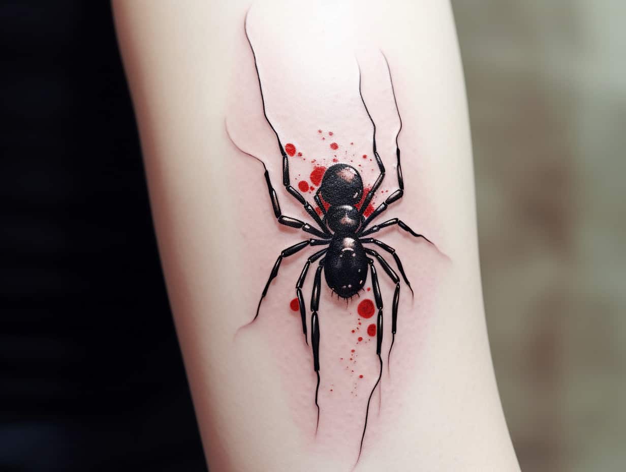 Revealing the Mystery Behind a Black Widow Tattoo Meaning
