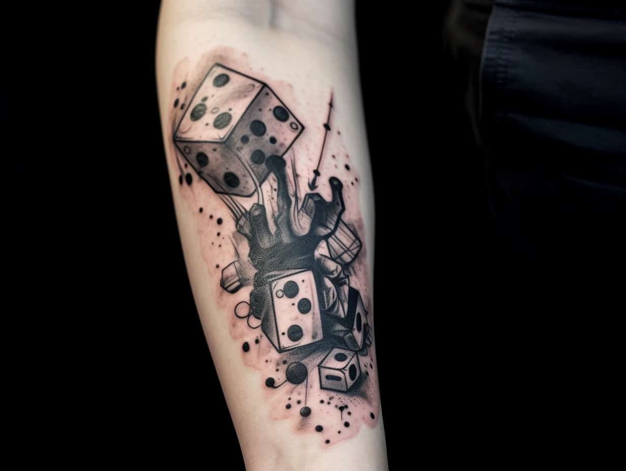 The True Dice Tattoo Meaning Ideas and Designs