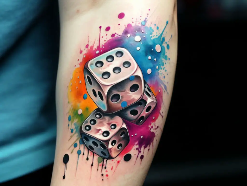 Top 9 Auspicious Dice Tattoo Designs for Women and Men