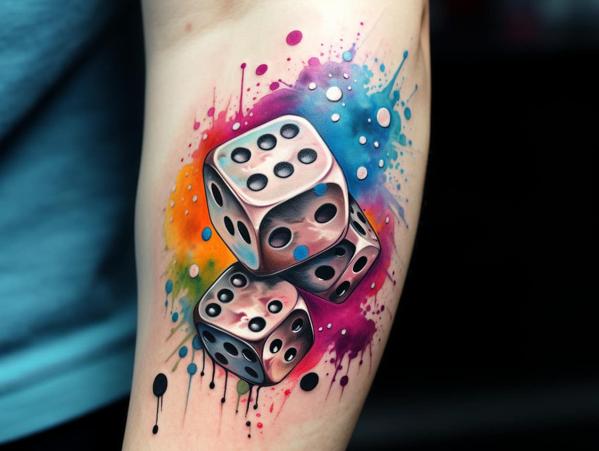 The True Dice Tattoo Meaning Ideas and Designs