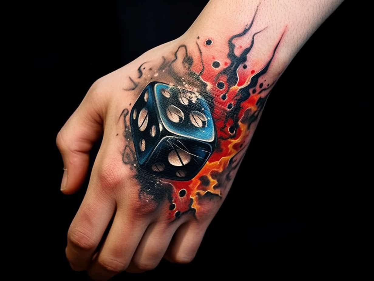 35 Awesome Dice Tattoo Designs with Cards  Trending Tattoo