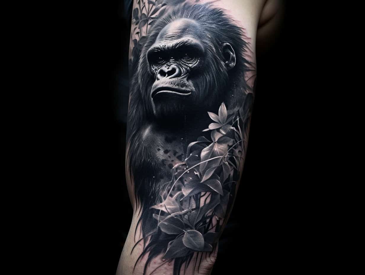 The Mighty Gorilla Arm Tattoo: Designs, Ideas, and More