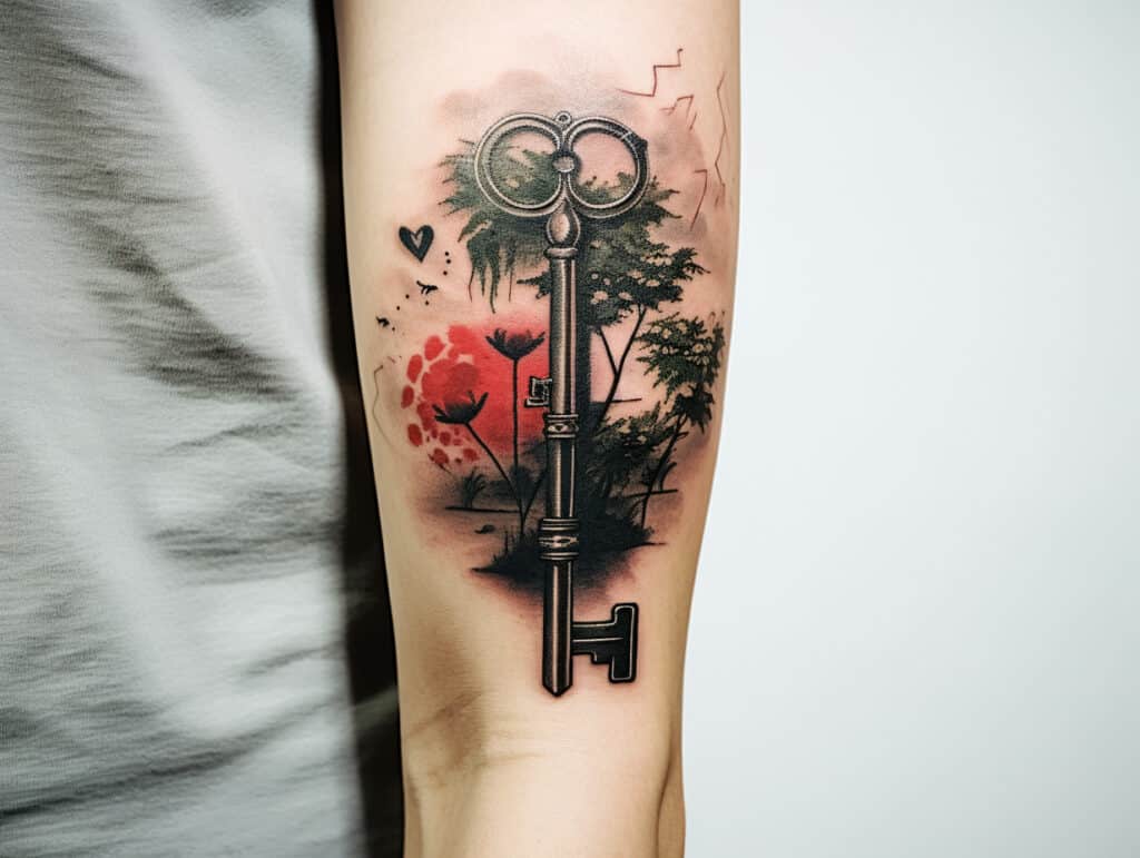 key tattoo designs