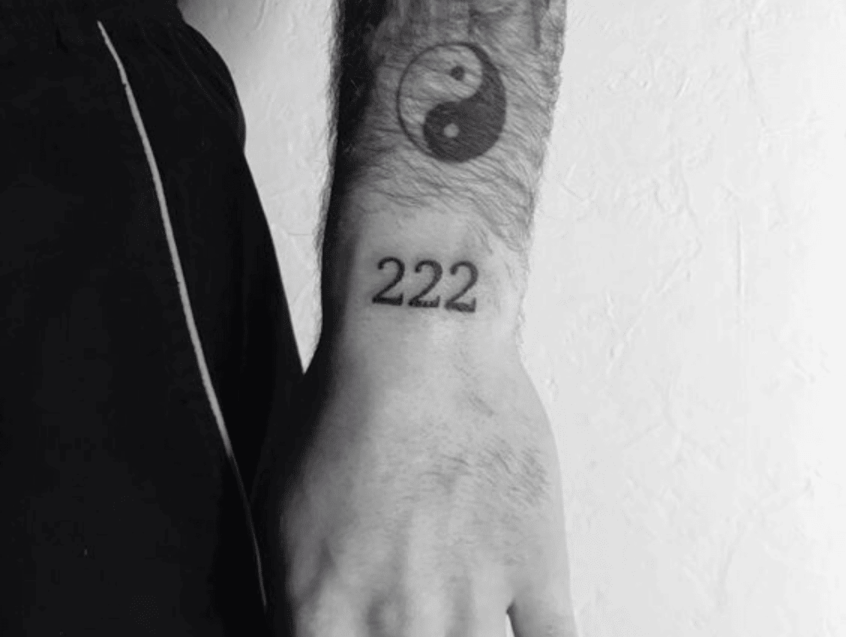 Unlocking the Secrets The Mesmerizing 222 Tattoo Meaning + Designs