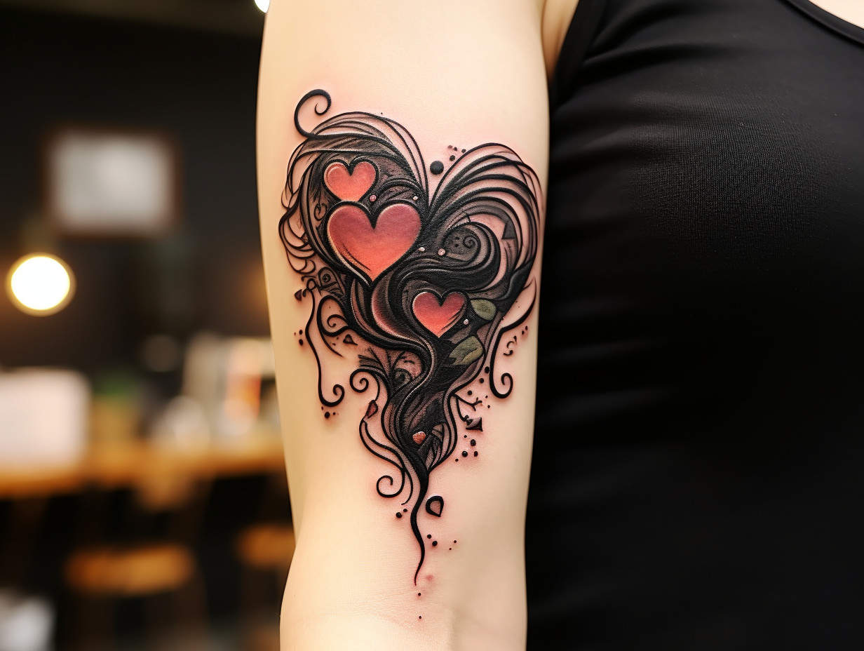 Update more than 80 heart shape tattoo design latest  thtantai2