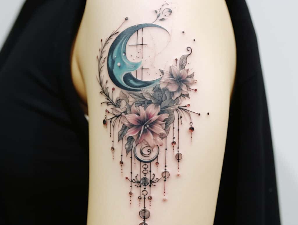 Moon Crystal Tattoo