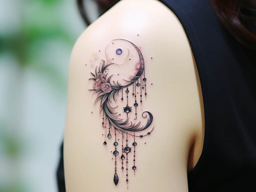 Moon Crystal Tattoo