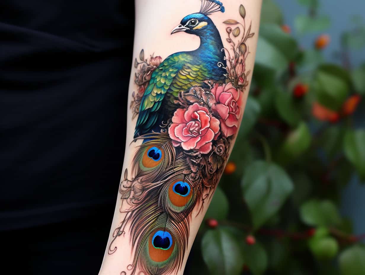 Peacock Tattoo Meaning & Symbolism (Positivity)