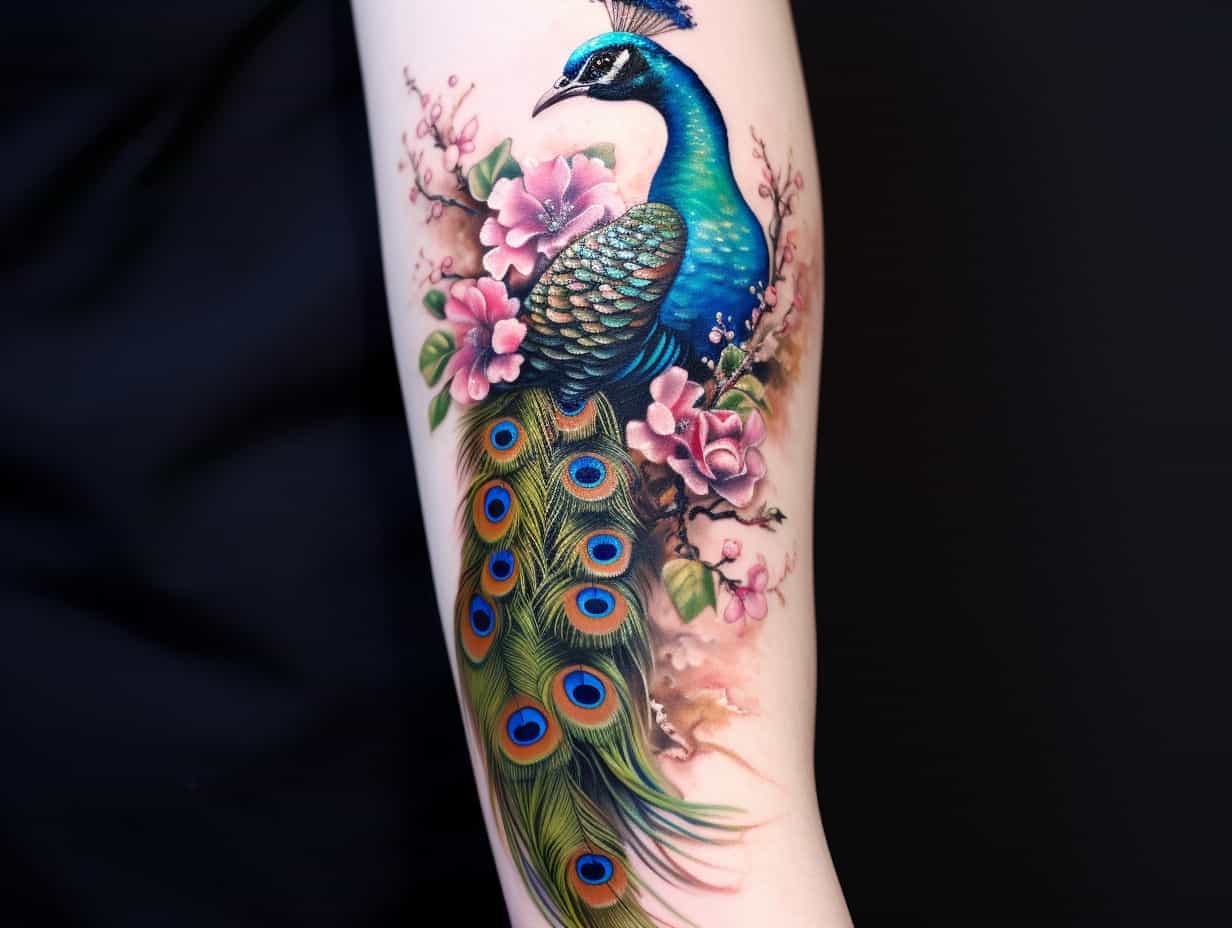 Peacock Tattoo Meaning & Symbolism (Positivity)