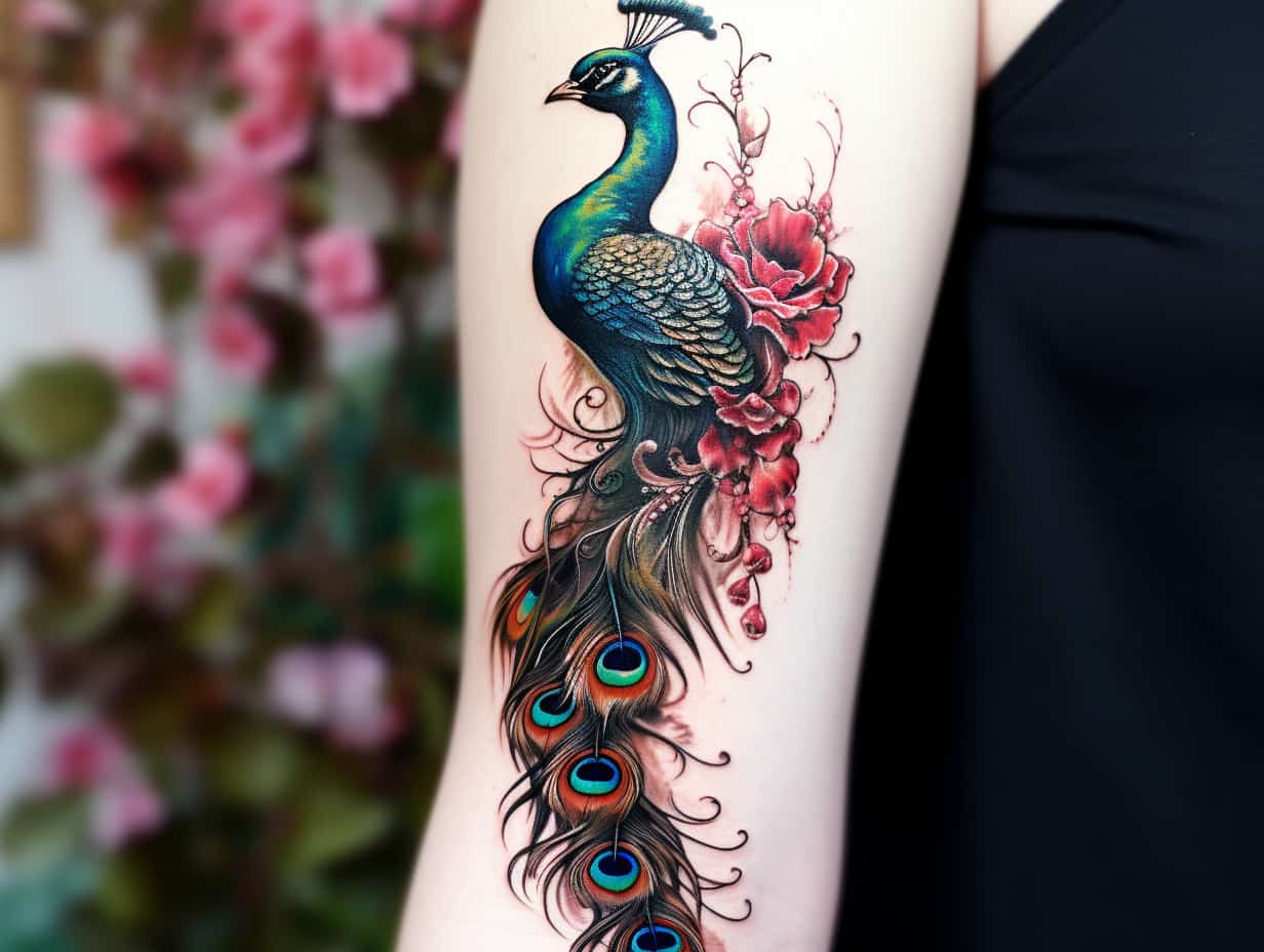 Peacock Tattoo Meaning & Symbolism (Positivity)