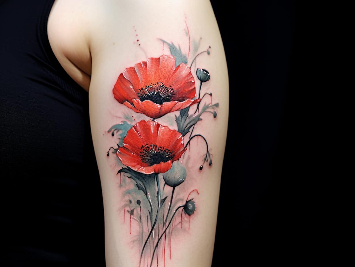 Diving Deep into the Intriguing World of Poppy Tattoo Meanings