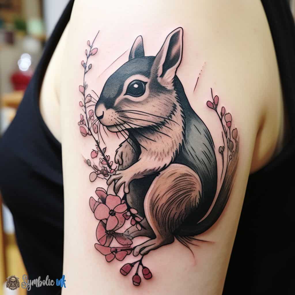 Squirrel Tattoo Arm