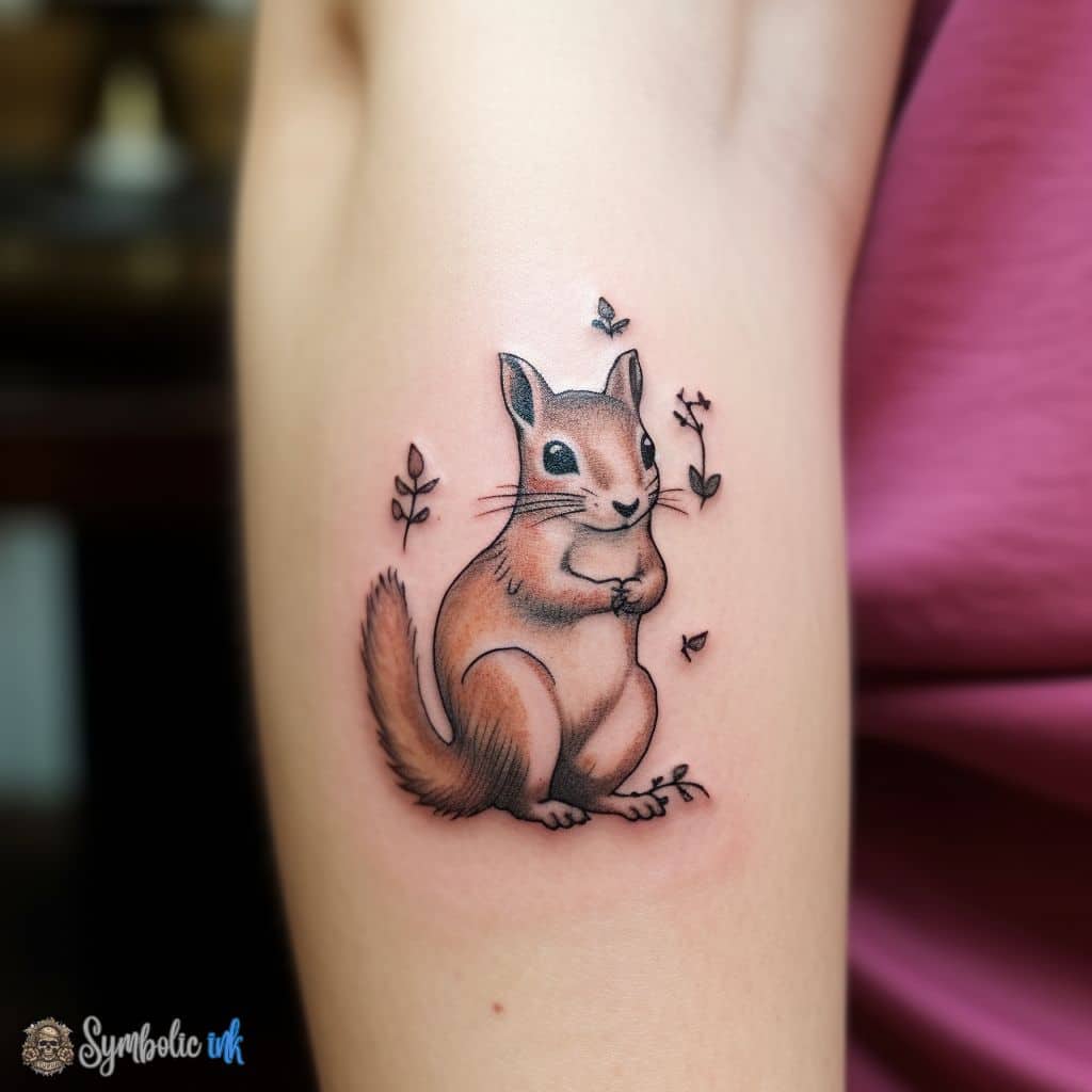 Squirrel Tattoo Simple