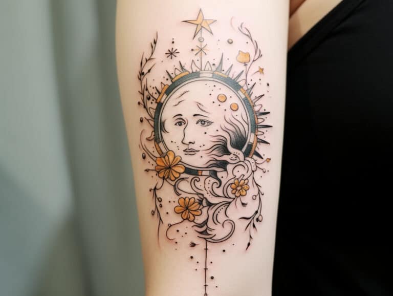 Sun And Moon Tattoo Meaning & Symbolism (Life and Death)