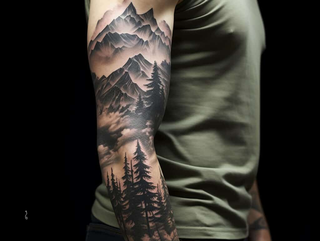 Trees and Mountain Tattoos: Discovering Designs + Ideas
