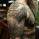 Viking Ship Tattoos: A Voyage into Nordic Symbolism + Designs