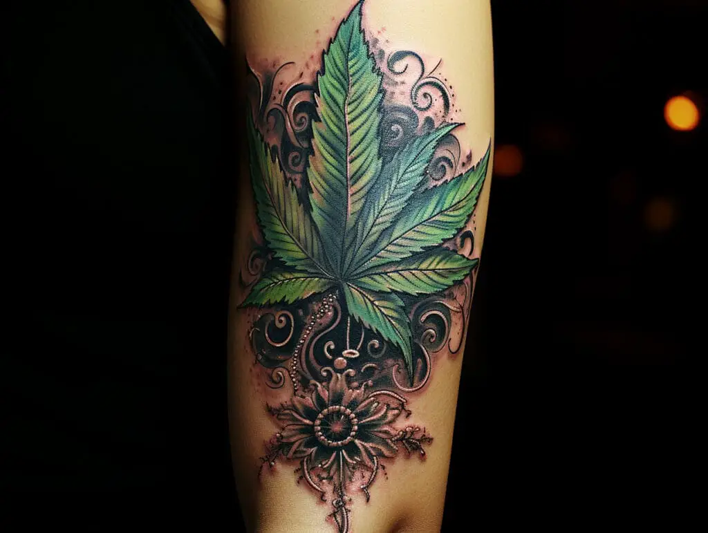 thc tattoo design