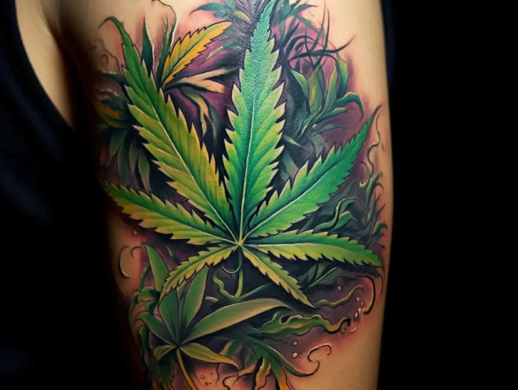 pot tattoo design