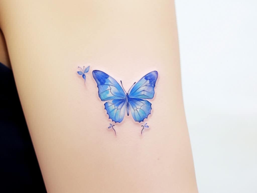 11 Black And Blue Butterfly Tattoo Ideas That Will Blow Your Mind  alexie