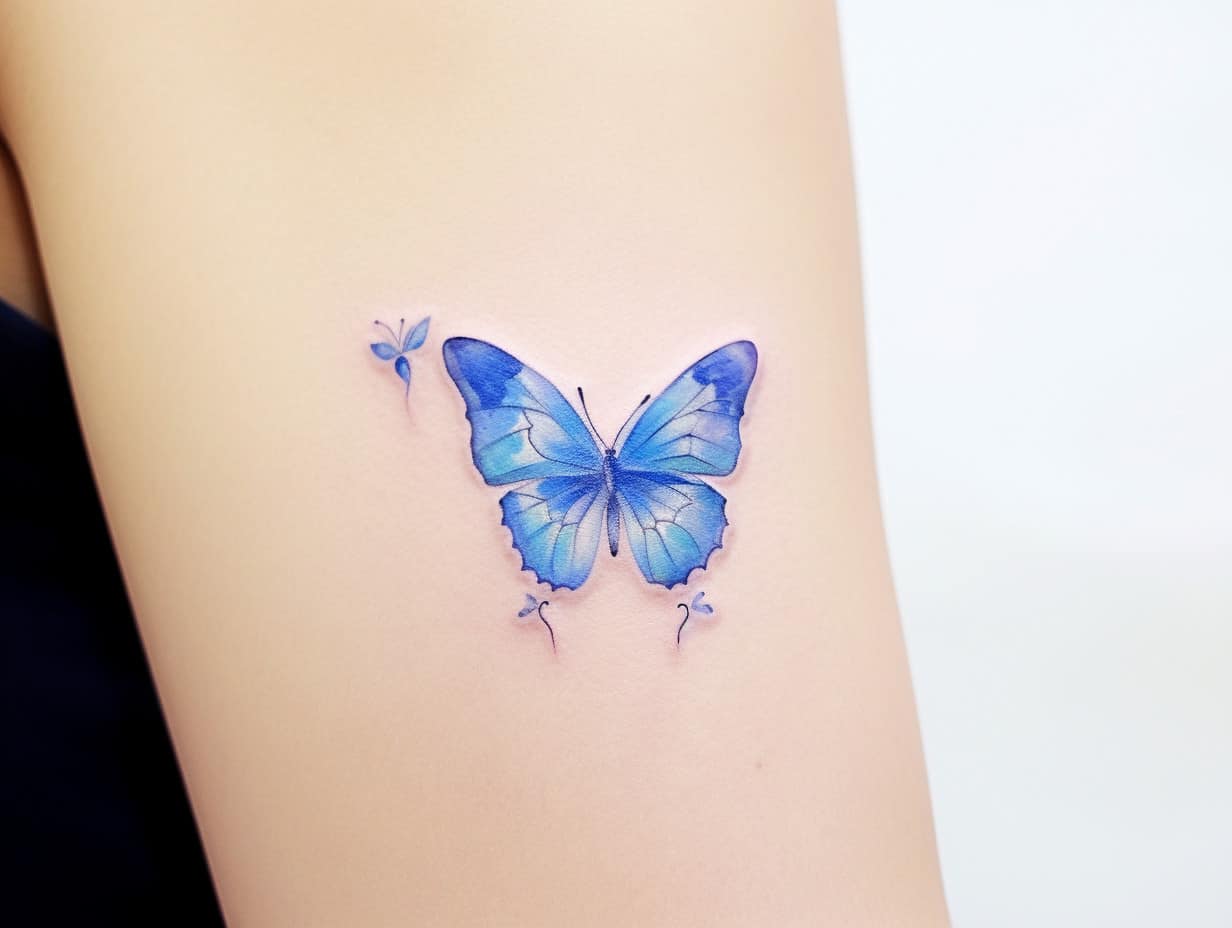The Deep Meaning of Blue Butterfly Tattoos