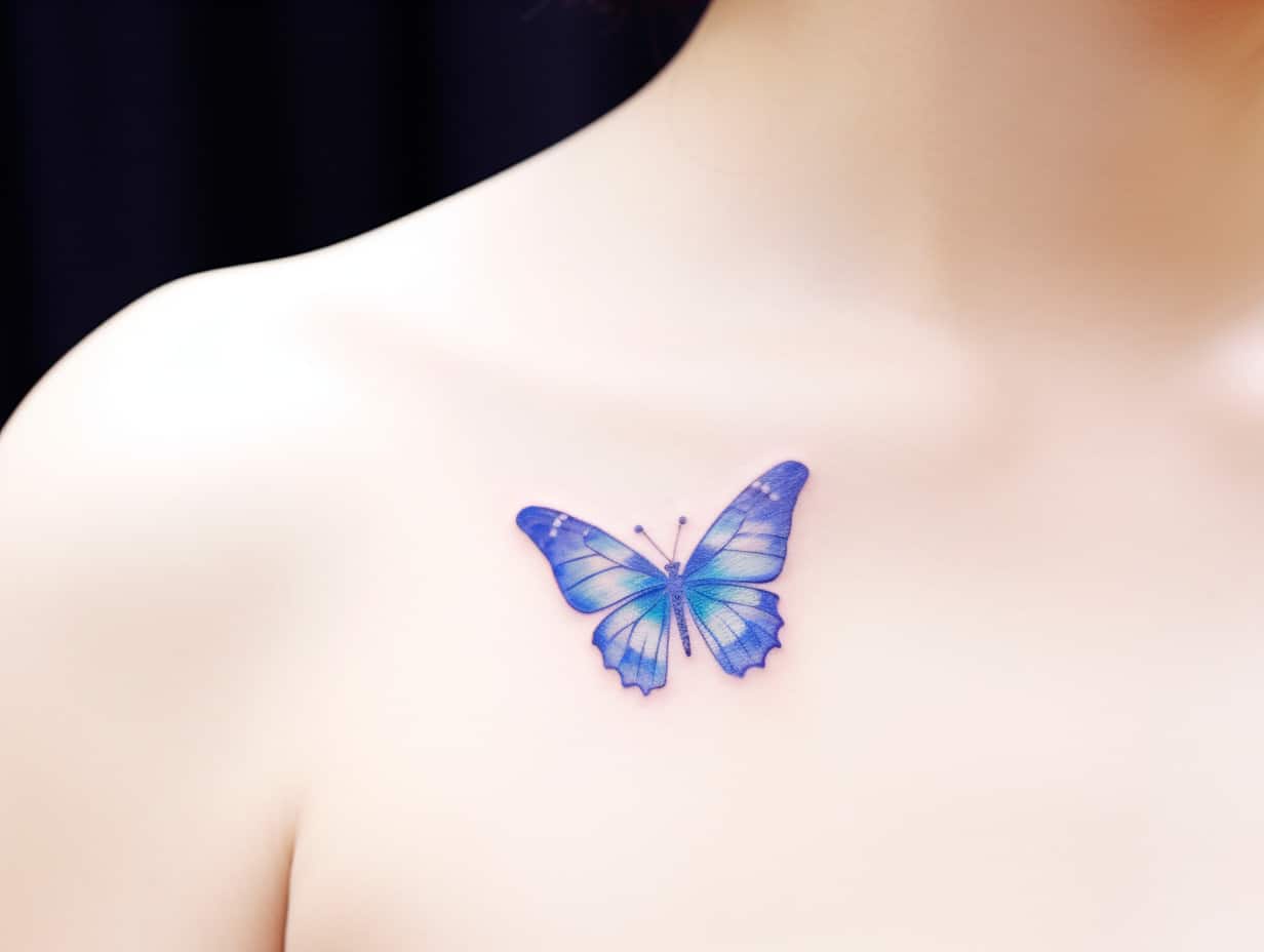 The Deep Meaning of Blue Butterfly Tattoos