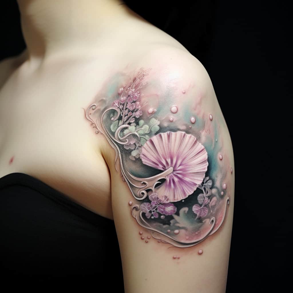 Clam Shell Tattoo