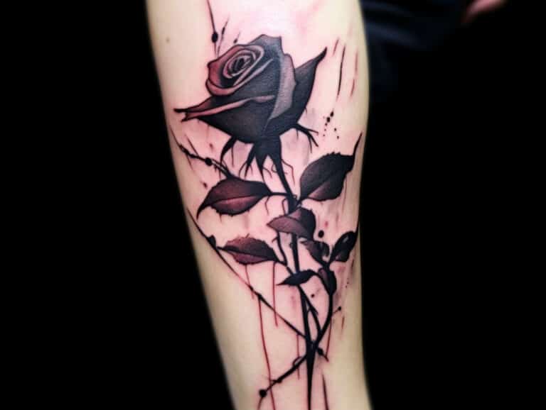 Dead Rose Tattoo Meaning Exploring the Symbolism of a Timeless Ink Art