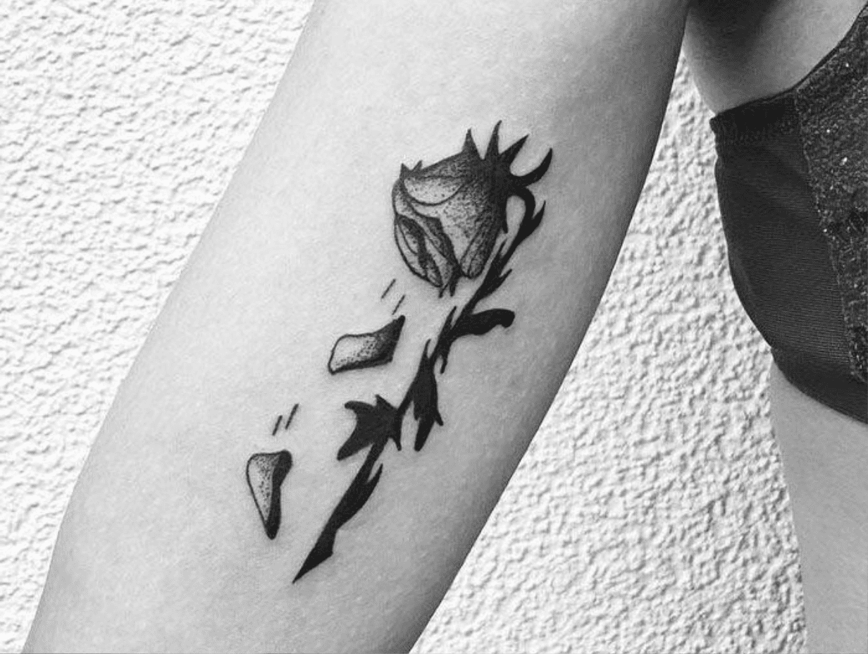 Dead Rose Tattoo Meaning Exploring the Symbolism of a Timeless Ink Art