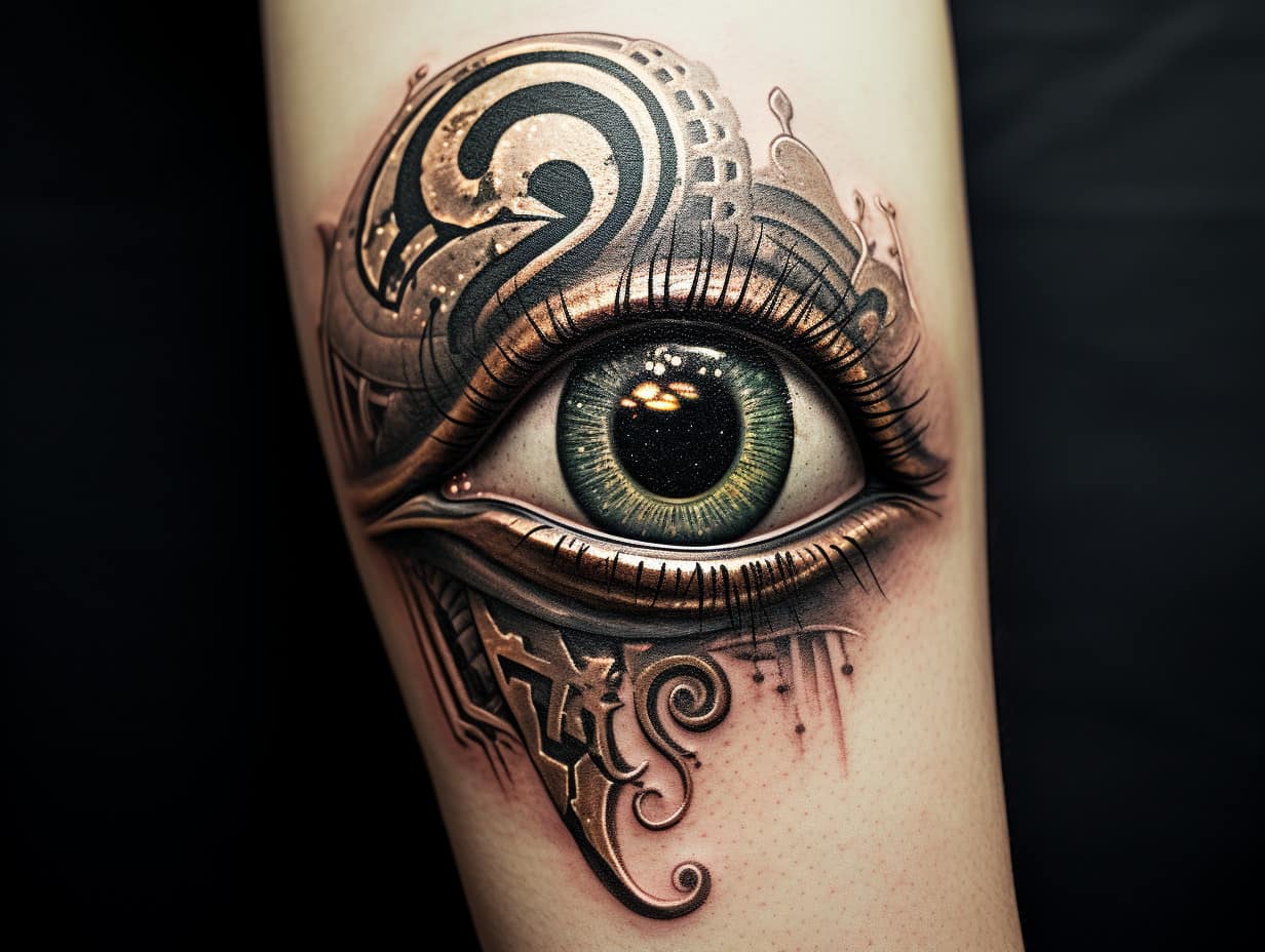 The Radiant Symbolism Diving into the Eye of Ra Tattoo Meaning