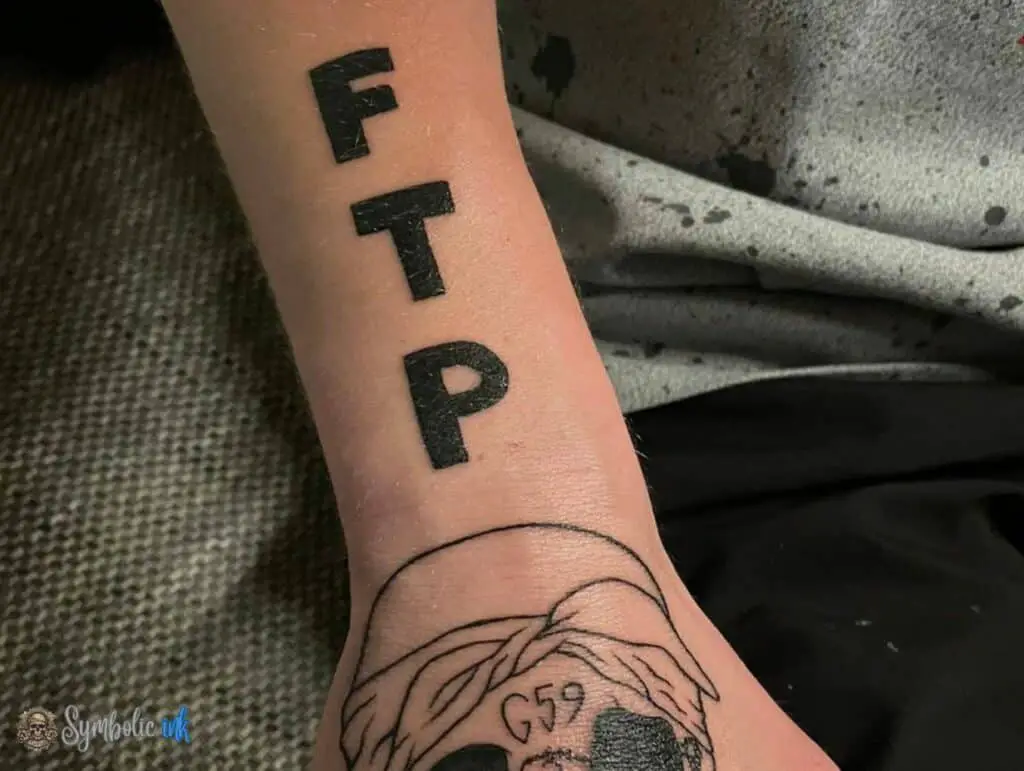 ftp tattoo text