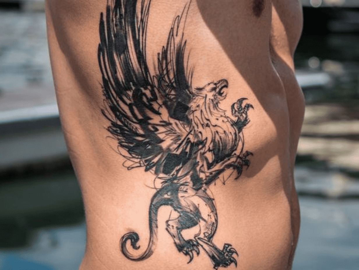 Exploring the Mystique: Griffin Tattoo Meaning + Designs