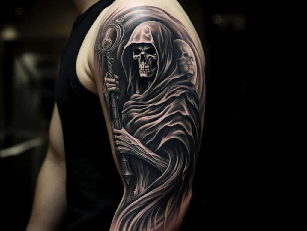 grim reaper tattoo meaning