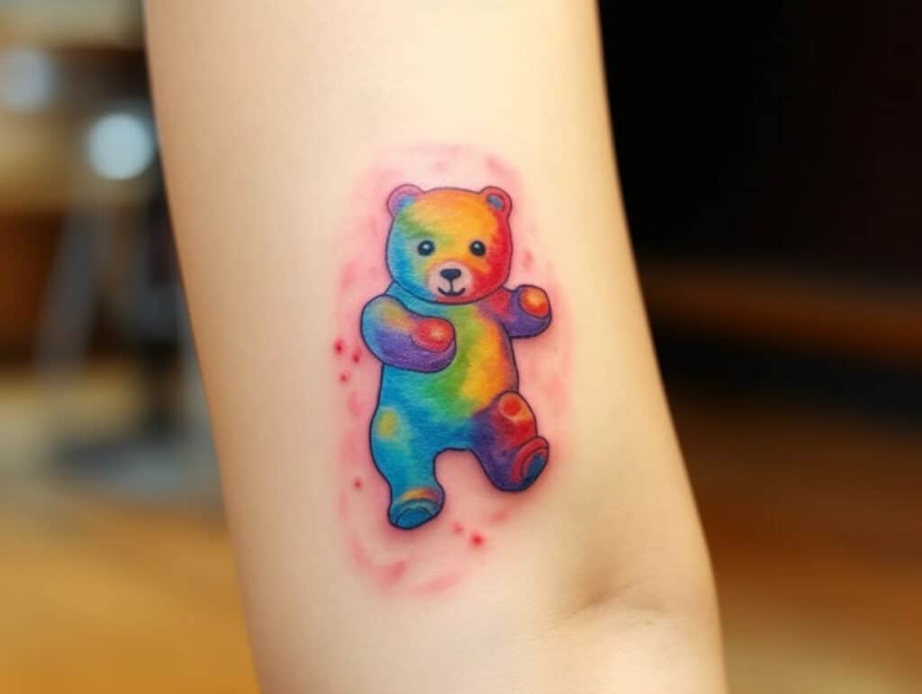gummy bear tattoo meaning