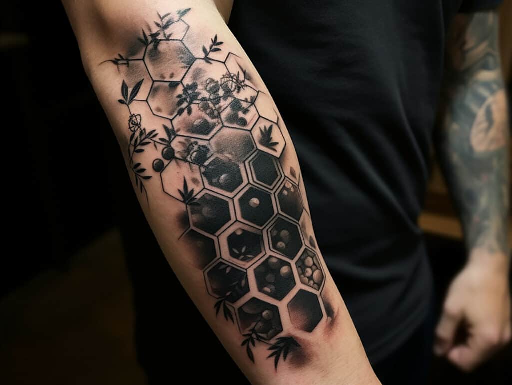 Share more than 80 hexagon tattoo stencil super hot  incdgdbentre