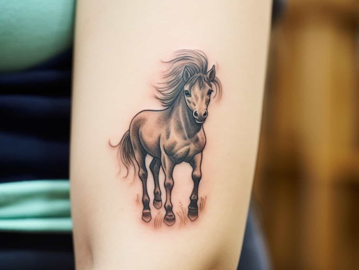 Powerful Meanings Behind Horse Tattoos+ Designs