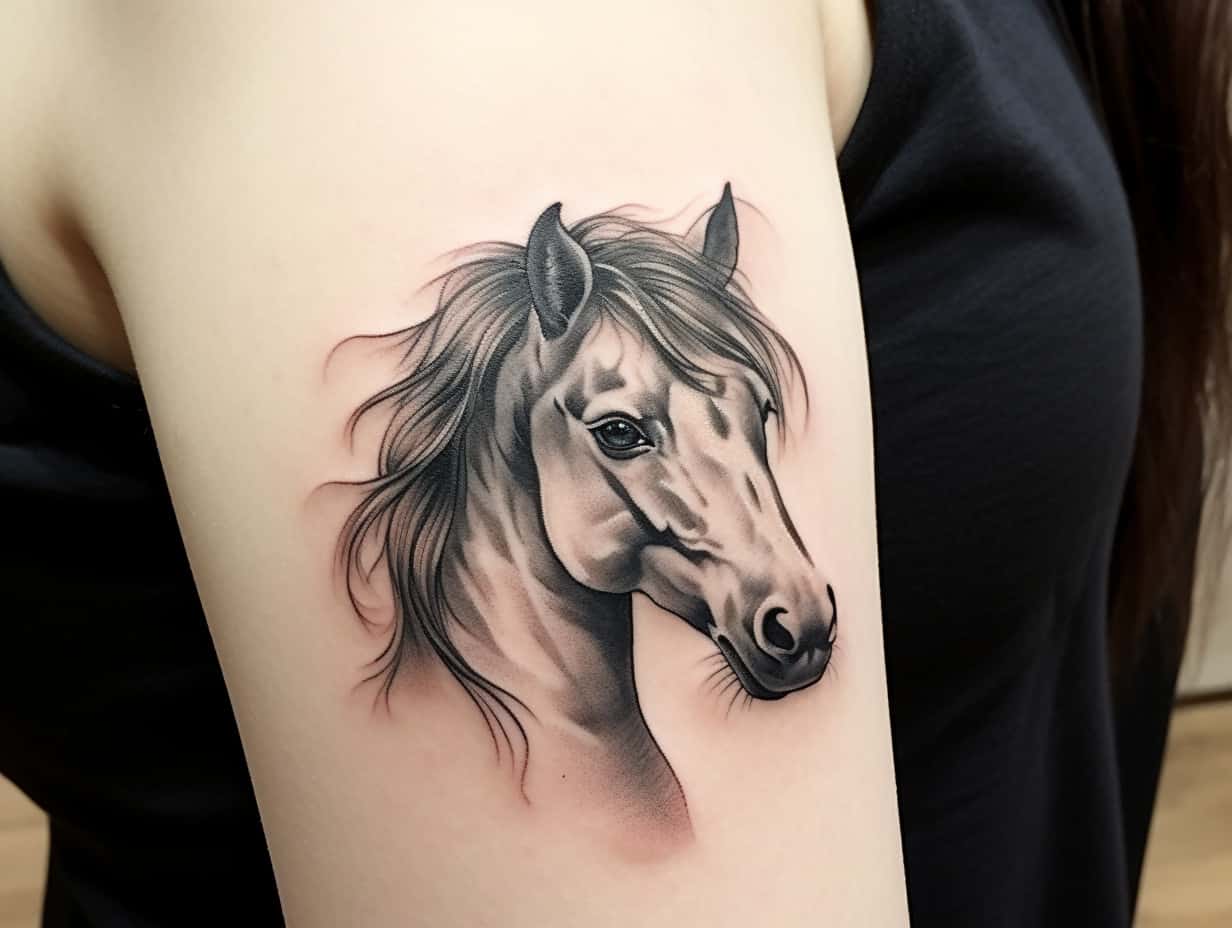 Powerful Meanings Behind Horse Tattoos+ Designs